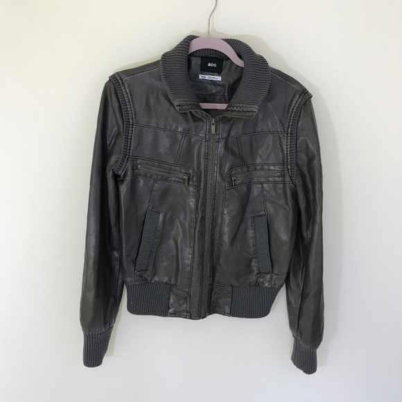 Urban Outfitters Jackets & Blazers - Urban Outfitters BDG Vegan Leather Bomber Jacket